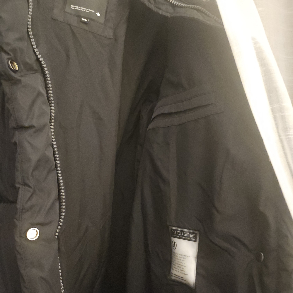 Noize Black Long Puffer Coat - Picture 11 of 11